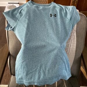 Under Armour Blue Tshirt Youth Lsrge